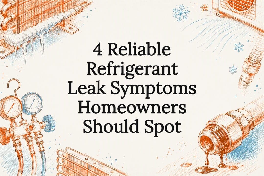 4 Reliable Refrigerant Leak Symptoms Homeowners Should Spot