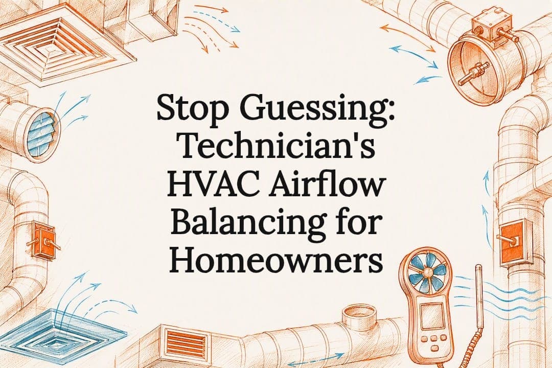 Stop Guessing: Technician's HVAC Airflow Balancing for Homeowners