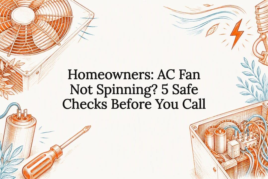Homeowners: AC Fan Not Spinning? 5 Safe Checks Before You Call